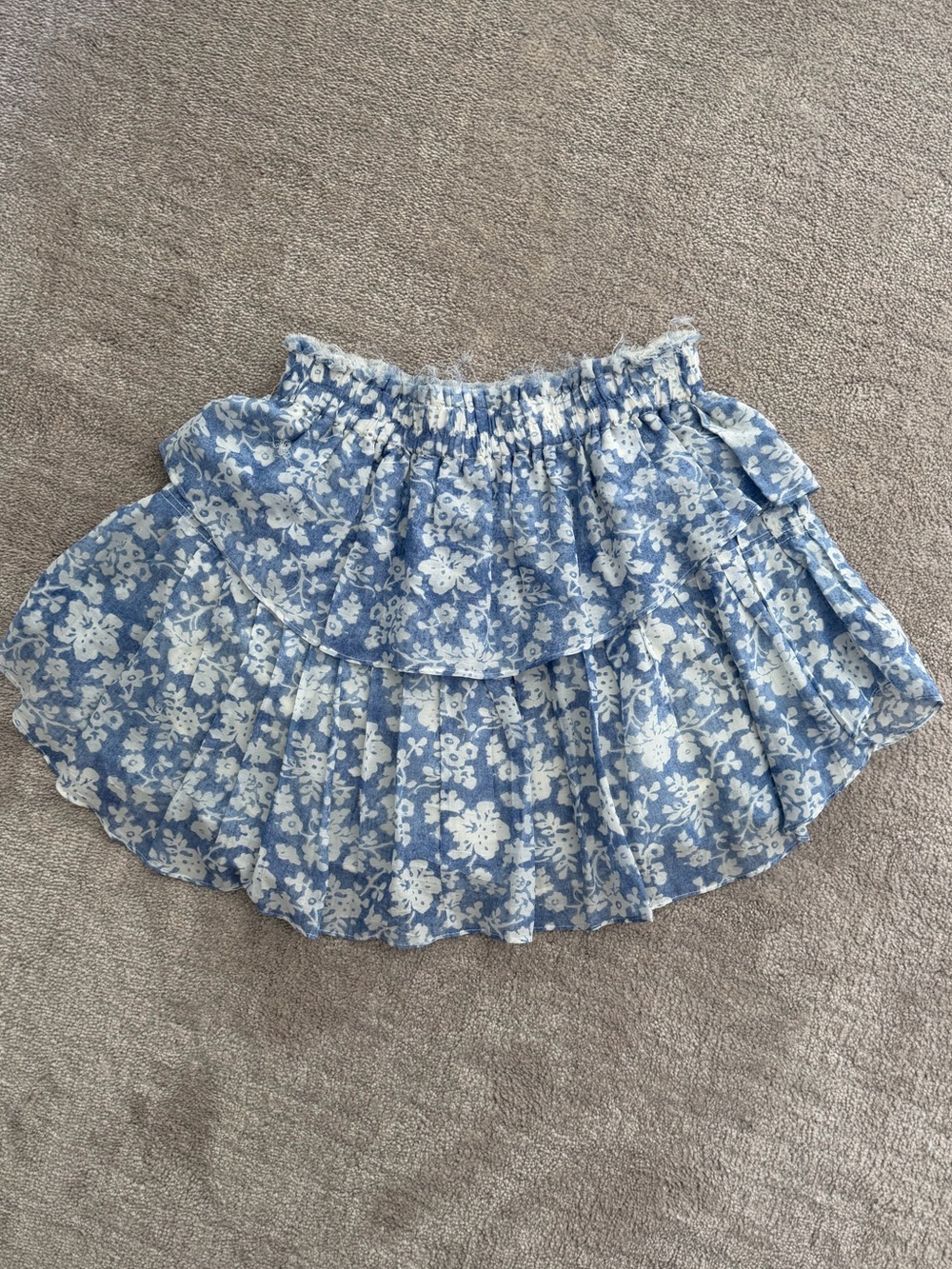 LoveShackFancy Mini Ruffle Skirt